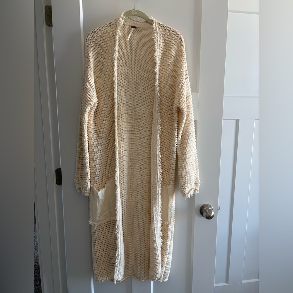 Free People Knee Length Cardigan